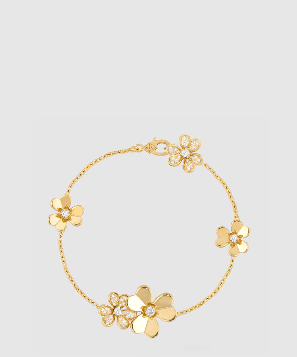 ​18K 하이엔드 미러급 반클리프 프리볼 브레이슬릿 플라워 5개 3W400