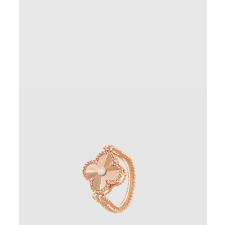 ​18K 하이엔드 미러급 반클리프 빈티지 알함브라 리버서블 링 7U500