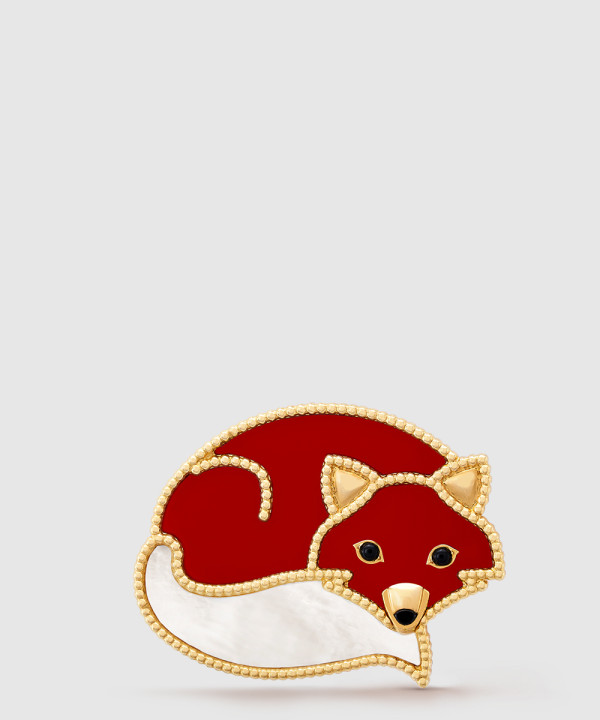 ​18K 하이엔드 미러급 반클리프 럭키 애니멀 폭스 클립 9RY00