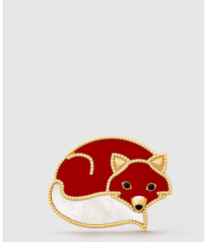 ​18K 하이엔드 미러급 반클리프 럭키 애니멀 폭스 클립 9RY00