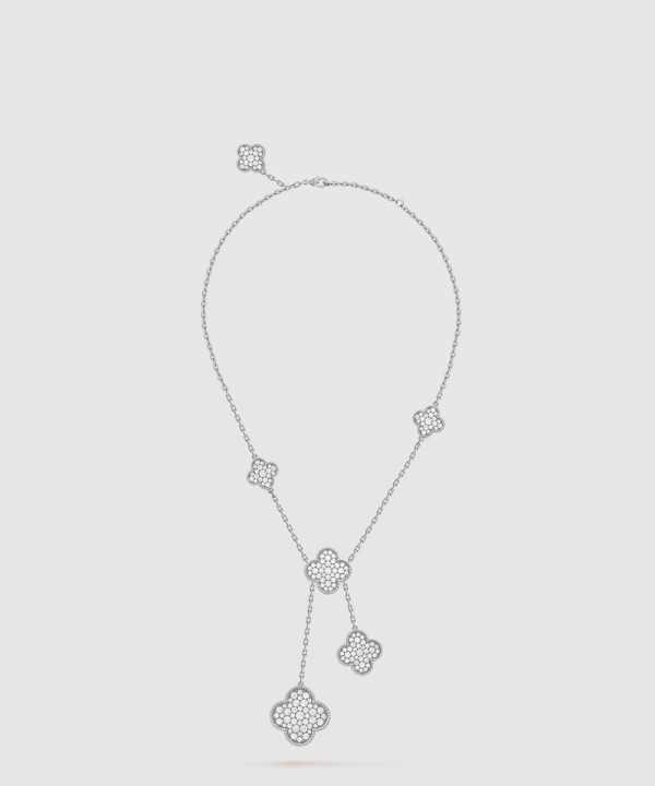 ​18K 하이엔드 미러급 반클리프 매직 알함브라 네크리스 6모티브 9MP00