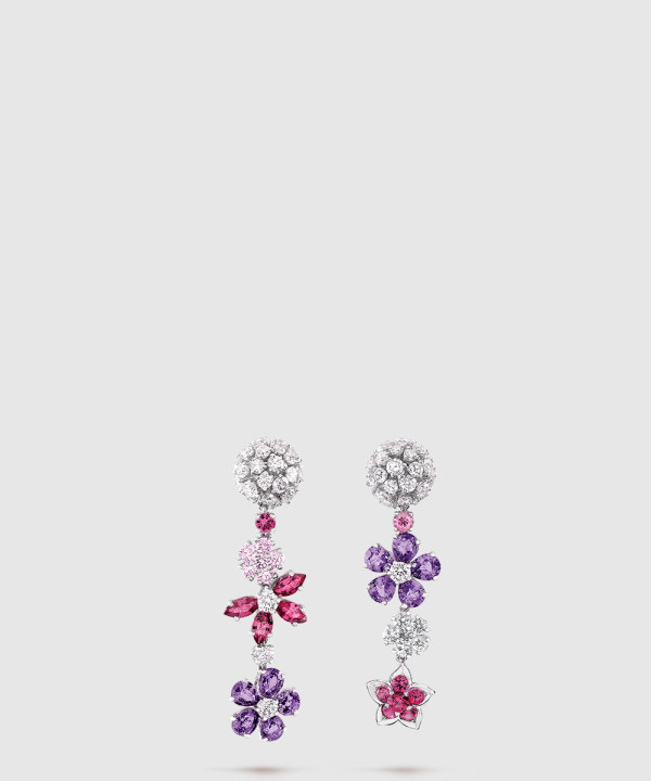 ​18K 하이엔드 미러급 반클리프 폴리 데 프레 이어링 05I00