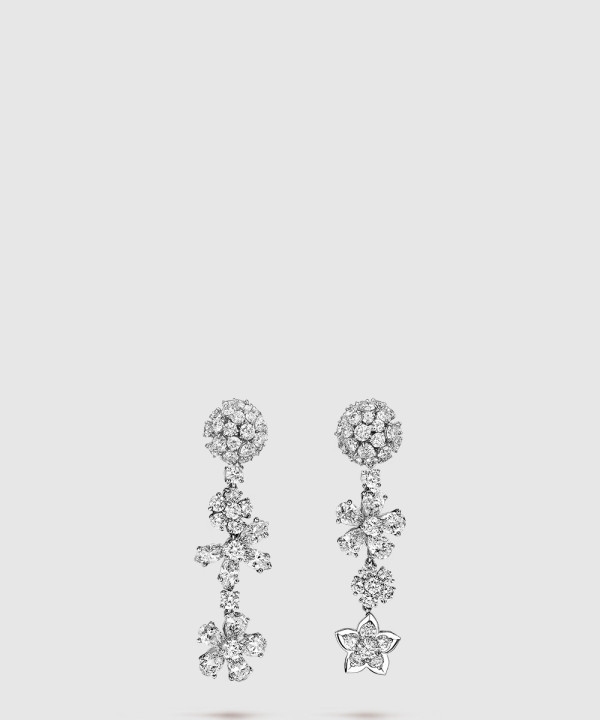 ​18K 하이엔드 미러급 반클리프 폴리 데 프레 이어링 05H00