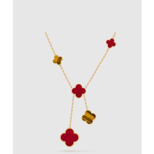 ​18K 하이엔드 미러급 반클리프 매직 알함브라 네크리스 6모티브 5JP00