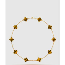 ​18K 하이엔드 미러급 반클리프 빈티지 알함브라 네크리스 10모티브 40700