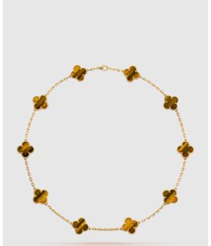 ​18K 하이엔드 미러급 반클리프 빈티지 알함브라 네크리스 10모티브 40700