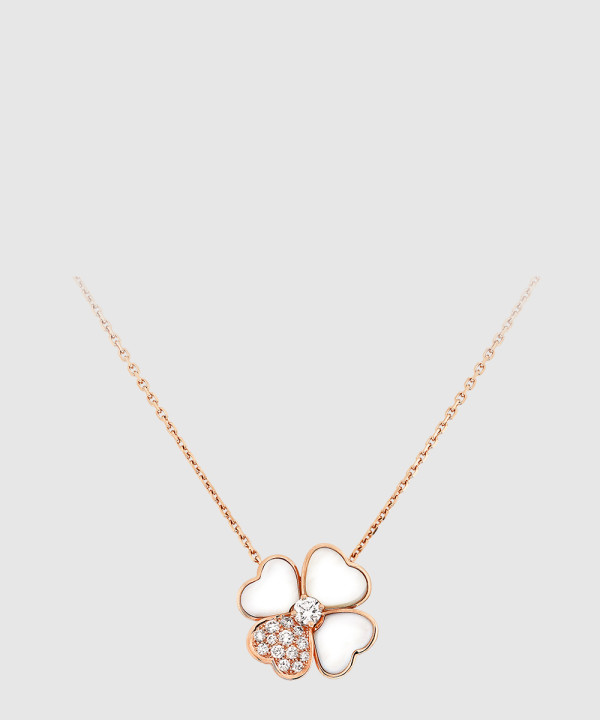 ​18K 하이엔드 미러급 반클리프 코스모스 미디엄 모델 클립 펜던트 5BV00