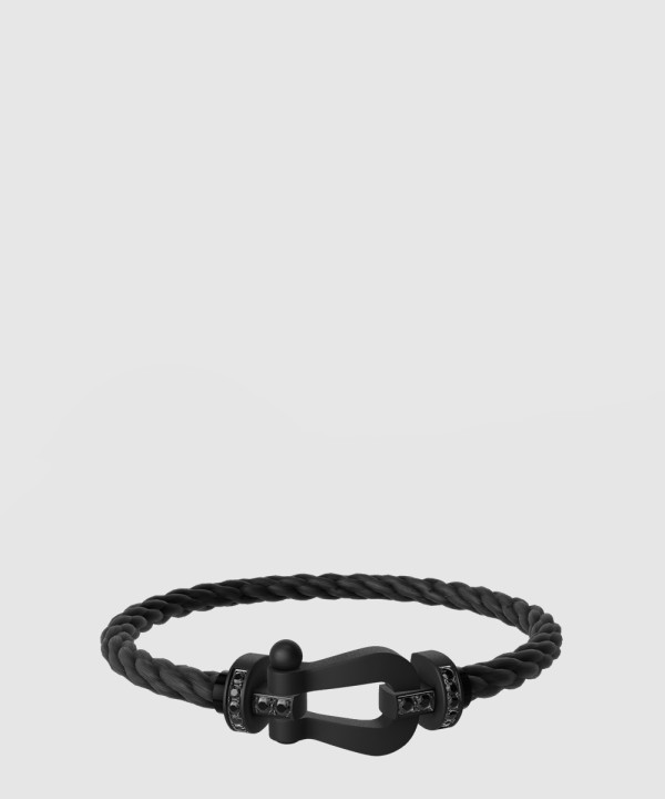 ​18K 하이엔드 미러급 프레드 포스텐 블랙 다이아 라지 브레이슬릿 6B0275