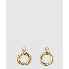 ​18K 하이엔드 미러급 까르띠에 트리니티 이어링 B8043200