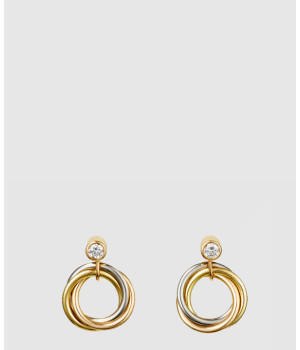 ​18K 하이엔드 미러급 까르띠에 트리니티 이어링 B8043200