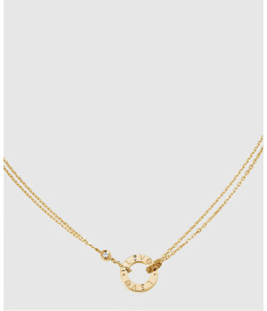 ​18K 하이엔드 미러급 까르띠에 LOVE 러브 펜던트 목걸이 다이아 2개 B7219500