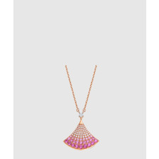 ​18K 하이엔드 미러급 불가리 디바스 드림 핑크 사파이어 목걸이 358436