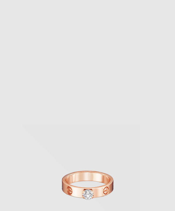 ​18K 하이엔드 미러급 까르띠에 러브 솔리테어 링 N4250100