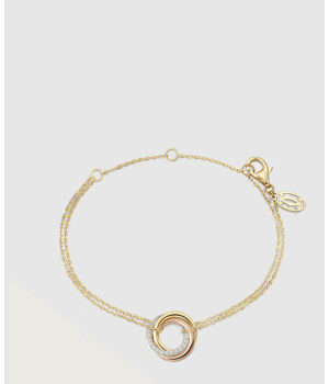 ​18K 하이엔드 미러급 까르띠에 트리니티 브레이슬릿 체인형 B6069815