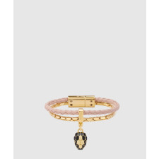 ​18K 하이엔드 미러급 불가리 세르펜티 포에버 레더 브레이슬릿 294702