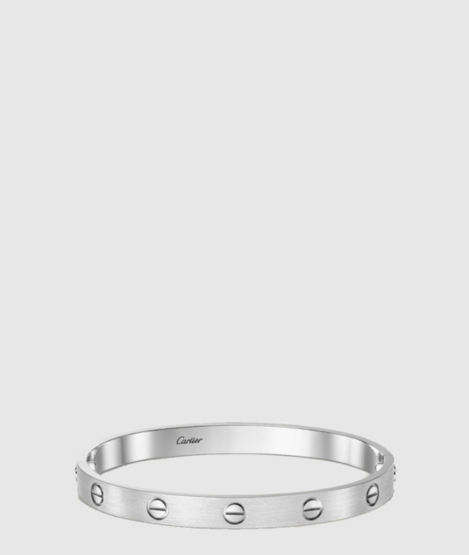 ​18K 하이엔드 미러급 까르띠에 러브 브레이슬릿 클래식 브러시드 B6079917
