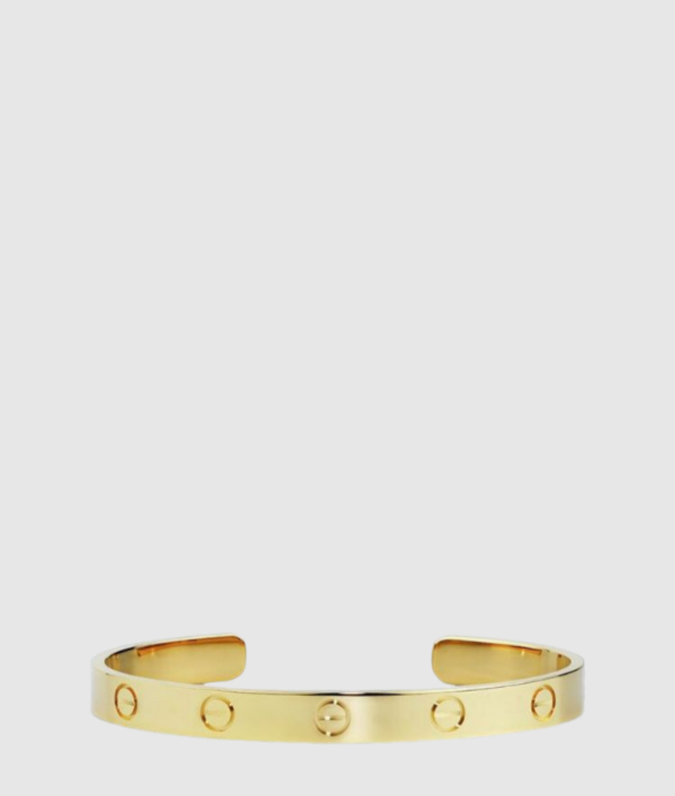 ​18K 하이엔드 미러급 까르띠에 러브 브레이슬릿 오픈 뱅글 B6032417