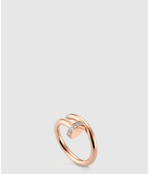 ​18K 하이엔드 미러급 까르띠에 저스트 앵 끌루 링 클래식 다이아 B4094800