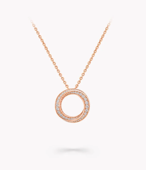 18K 하이엔드 미러급 그라프 스파이럴 파베 펜던트 RGP598