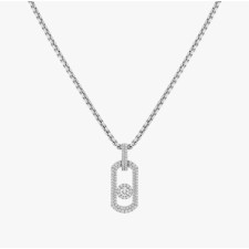 18K 하이엔드 미러급 메시카 쏘 무브 파베 네크리스 13680