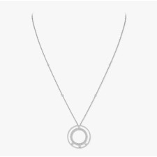 18K 하이엔드 미러급 메시카 무브 로만 파베 세팅 롱 네크리스 11317