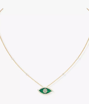 18K 하이엔드 미러급 메시카 럭키 아이 네크리스 12592