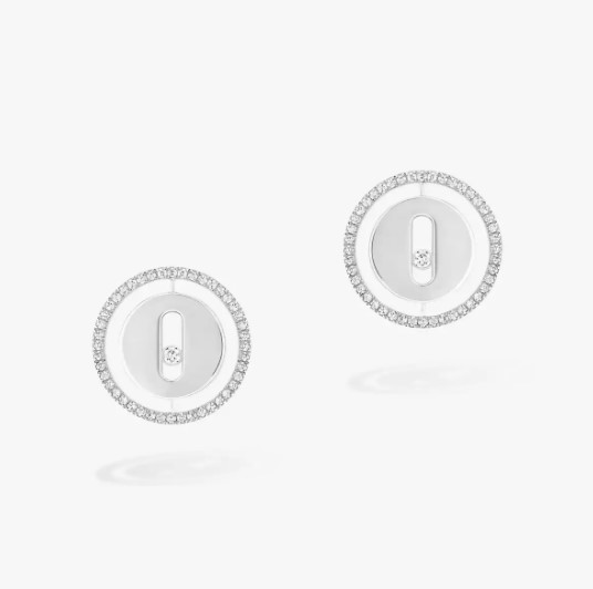 18K 하이엔드 미러급 메시카 럭키 무브 스터드 이어링 11571