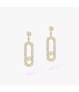 18K 하이엔드 미러급 메시카 무브 우노 스터드 이어링 5631