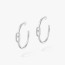 18K 하이엔드 미러급 메시카 무브 우노 스몰 후프 이어링 12485
