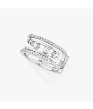 18K 하이엔드 미러급 메시카 여성 무브 텐스 파베 링 11955