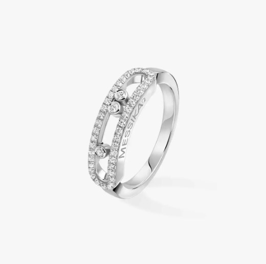 18K 하이엔드 미러급 메시카 베이비 무브 파베 링 4683