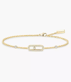 18K 하이엔드 미러급 메시카 무브 우노 파베 브레이슬릿 04706