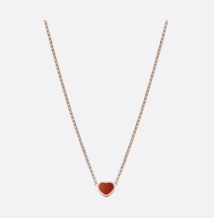 18K 하이엔드 미러급 쇼파드 마이 해피 하츠 네크리스 81A086