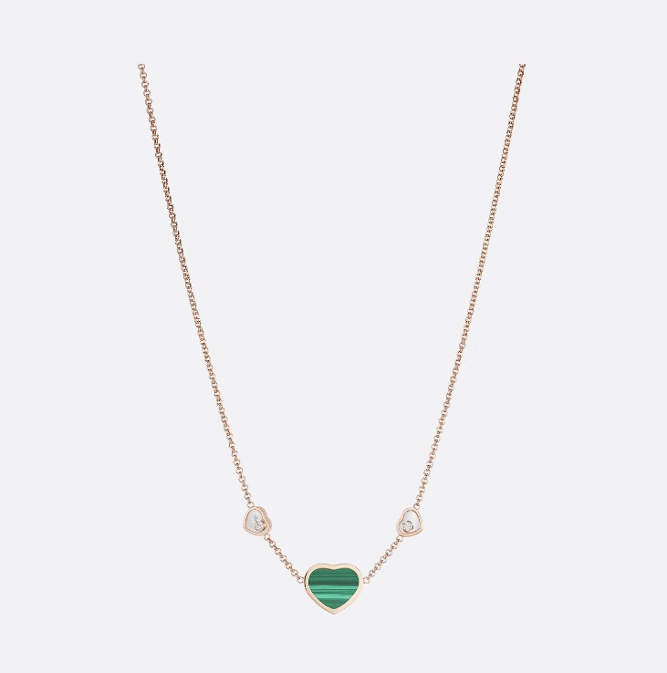 18K 하이엔드 미러급 쇼파드 해피 하트 네크리스