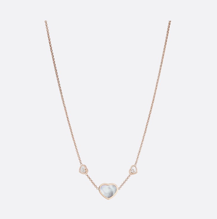 18K 하이엔드 미러급 쇼파드 해피 하트 네크리스