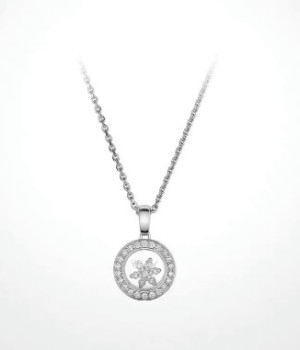 18K 하이엔드 미러급 쇼파드 해피 아이코닉 네크리스