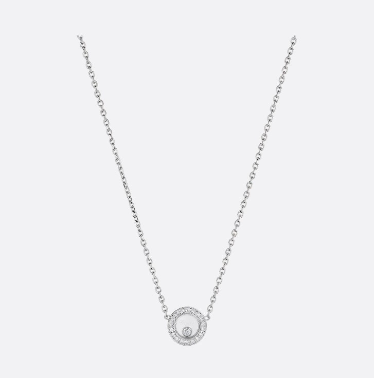 18K 하이엔드 미러급 쇼파드 해피 아이코닉 네크리스 81A017