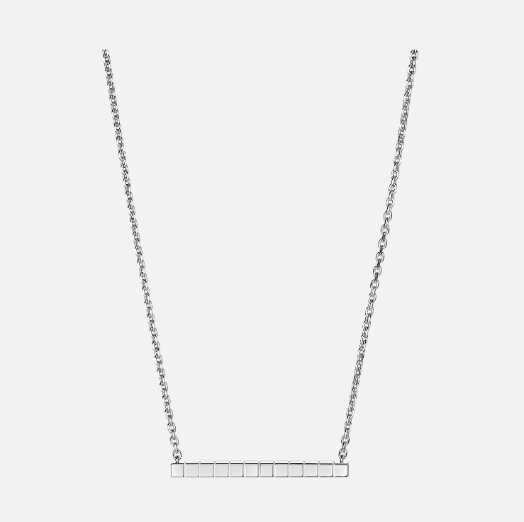 18K 하이엔드 미러급 쇼파드 아이스 큐브 네크리스 817702