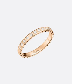 18K 하이엔드 미러급 쇼파드 아이스 큐브 링 827702