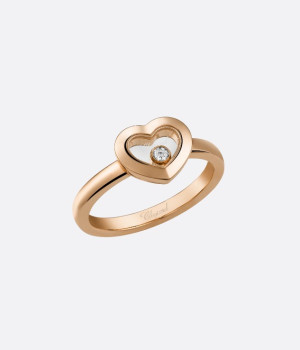 18K 하이엔드 미러급 쇼파드 해피 아이코닉 링 82A054