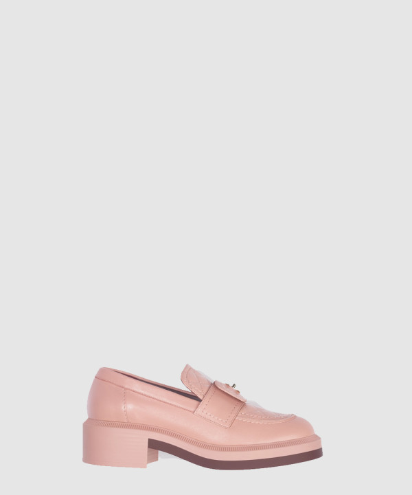 샤넬 CC로고 턴락 퀄팅 레더 로퍼 G38147