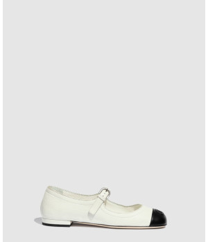 샤넬 카프스킨 메리제인 플랫 G36482