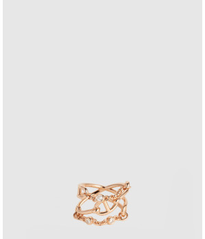 18K 하이엔드 미러급 에르메스 샹달 카오스 링 미디엄