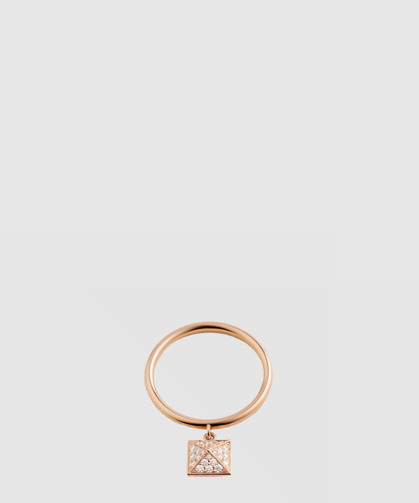 18K 하이엔드 미러급 에르메스 클루 드 H(Hermès Clou d'H) 링