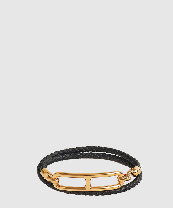 18K 하이엔드 미러급 에르메스 룰리스 더블 투어 브레이슬릿