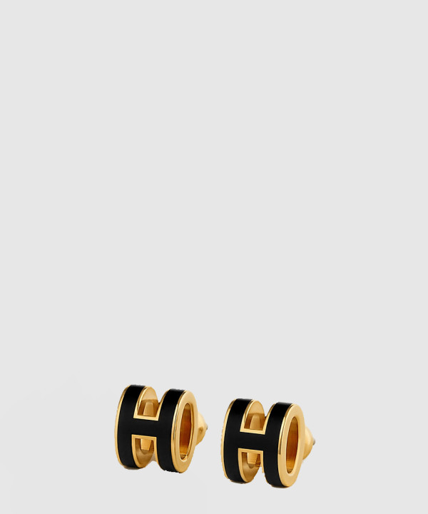 18K 하이엔드 미러급 에르메스 미니 팝 아슈 H 이어링