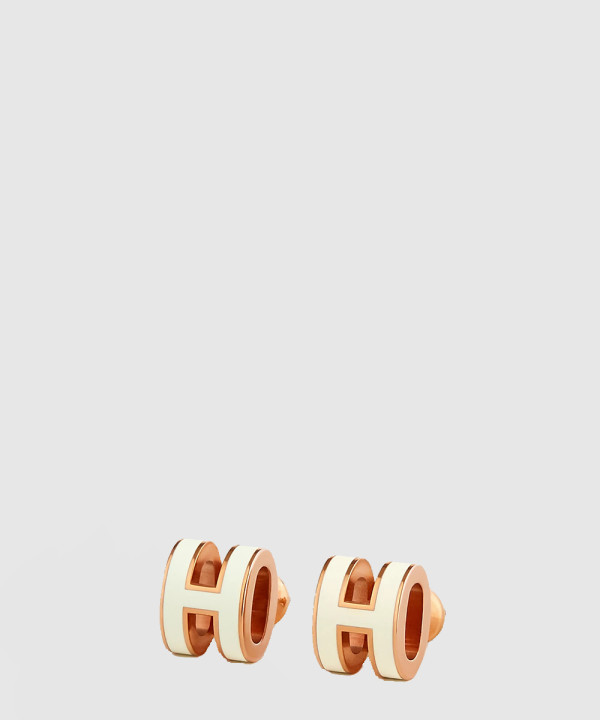 18K 하이엔드 미러급 에르메스 미니 팝 아슈 H 이어링