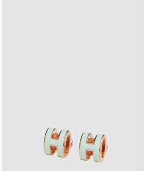 18K 하이엔드 미러급 에르메스 미니 팝 아슈 H 이어링