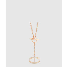 18K 하이엔드 미러급 에르메스 셰느 당크르 컨투어(Chaine d'ancre Contour) 펜던트