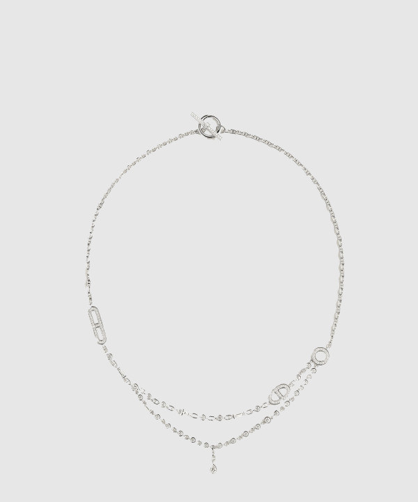 18K 하이엔드 미러급 에르메스 셰인 당크르 카오스 팬시 네크리스